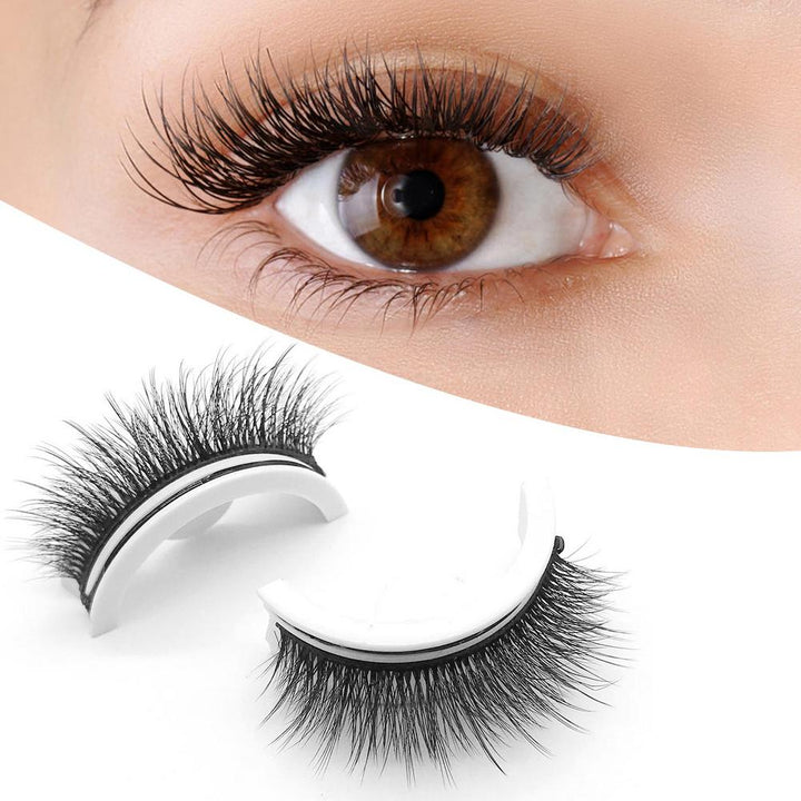 Dames zelfklevende nepwimpers voor directe volle wimperlook. Herbruikbaar, makkelijk aan te brengen.