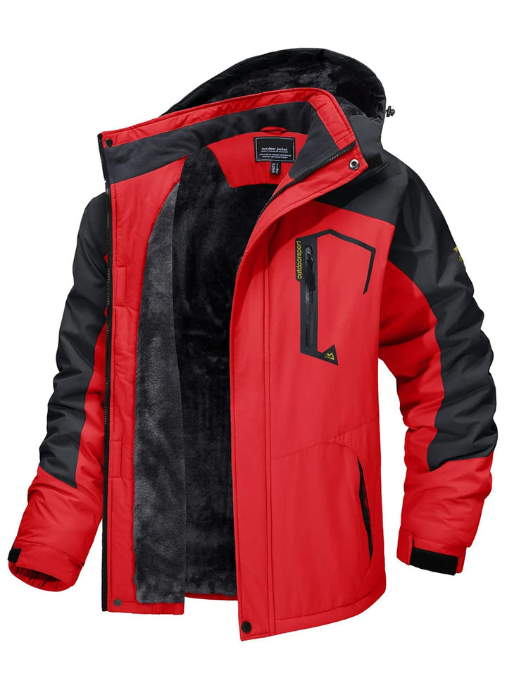 Veelzijdige heren winterjas: warme, waterafstotende parka met afneembare capuchon en praktische zakken.