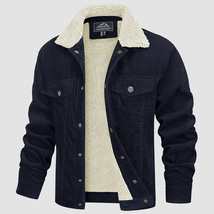 Warmhoudende heren winterjas, perfecte bovenkleding voor kille winterdagen. Stijlvol en zeer functioneel.