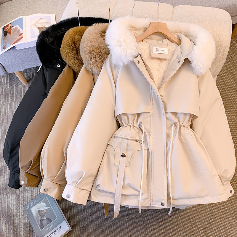 Chique dames winterparka, warme en comfortabele jas, ideaal voor een stijlvolle en modieuze winter.