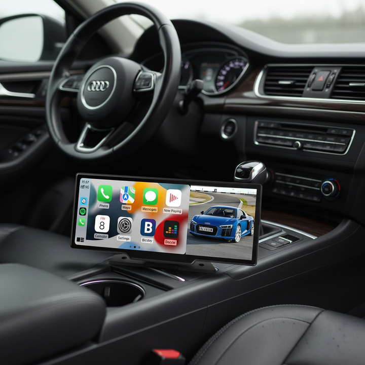 Draadloze CarPlay & Android Auto adapter. Upgrade je auto-infotainment met snelle, draadloze smartphone connectiviteit.