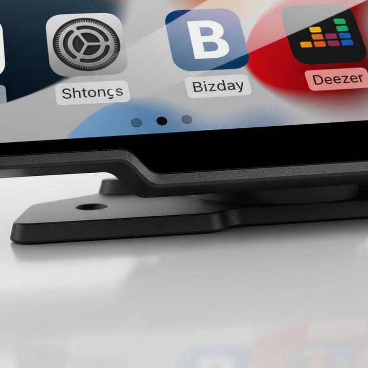 Compacte draadloze adapter voor Apple CarPlay en Google Android Auto. Moderne autotechnologie voor naadloze infotainment.