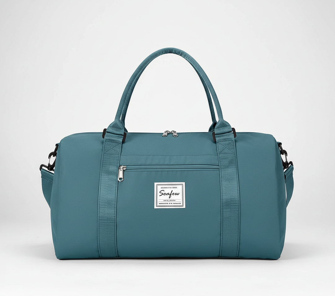 Praktische schoudertas, waterdicht en lichtgewicht, perfect als handbagage of gymtas.
