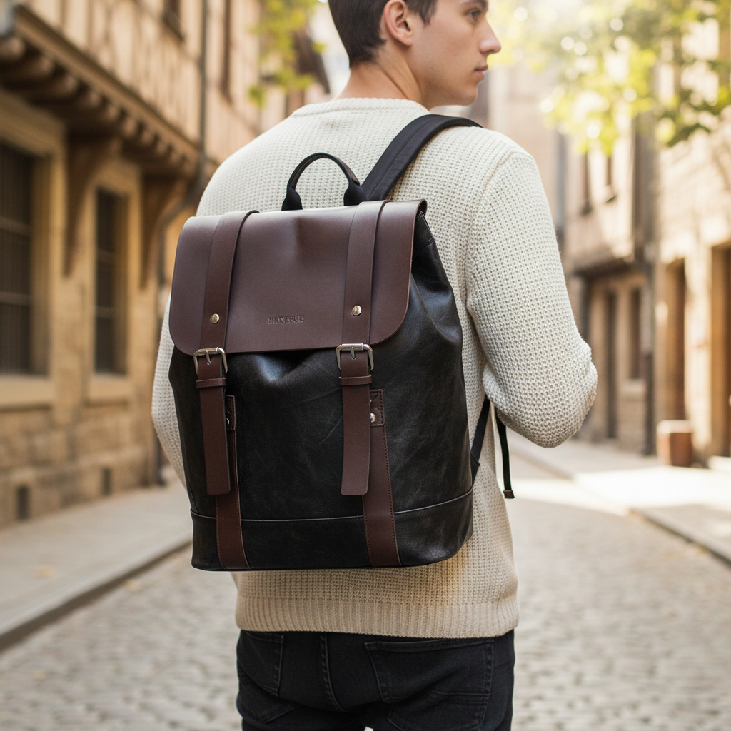 Waterdichte multifunctionele tas, ideaal als laptoptas of reistas voor werk en dagelijks gebruik. Stijlvol en handig.