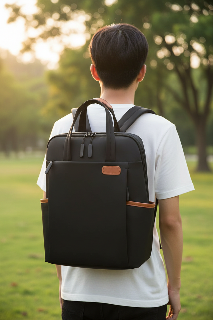 Unisex anti-diefstal waterdichte rugzak met verborgen rits. Ideaal voor werk, school of reizen. Veilig en stijlvol.
