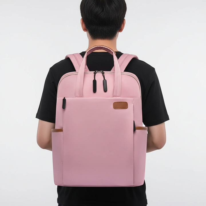 Stijlvolle waterdichte GuardBackpack anti-diefstal rugzak; veilige opslag voor laptop en essentials. Ideaal voor stad en reis.