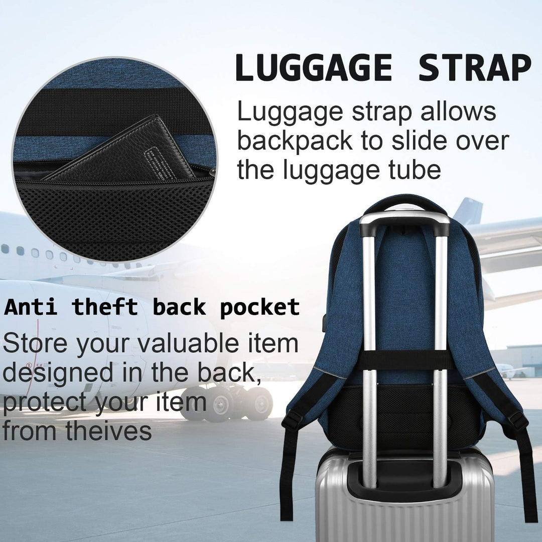 Waterdichte SmartBack rugzak voor mannen en vrouwen, perfect voor stedentrips.