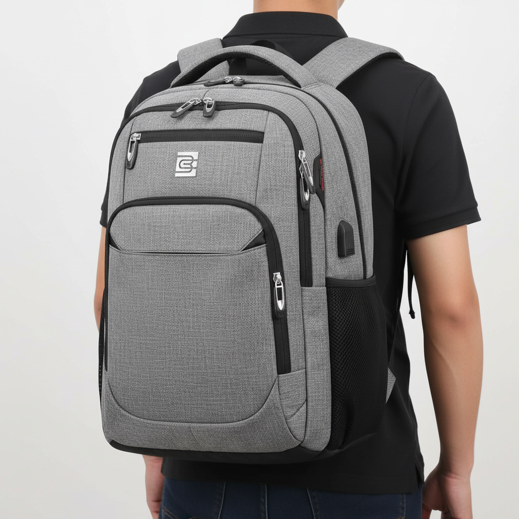 Comfortabele waterdichte SmartBack tas, perfect voor school en werk.