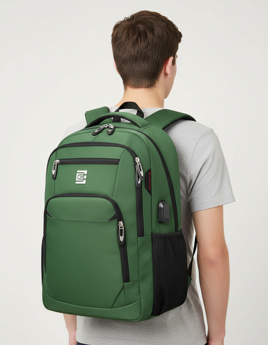 Antidiefstal SmartBack rugzak met RFID-bescherming voor extra veiligheid.