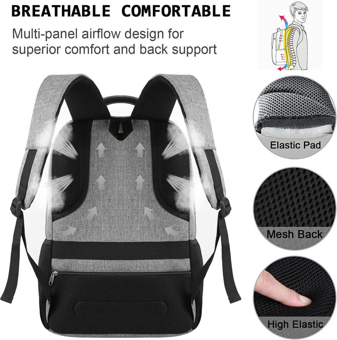 Antidiefstal SmartBack rugzak, veilig en waterdicht voor dagelijks gebruik.