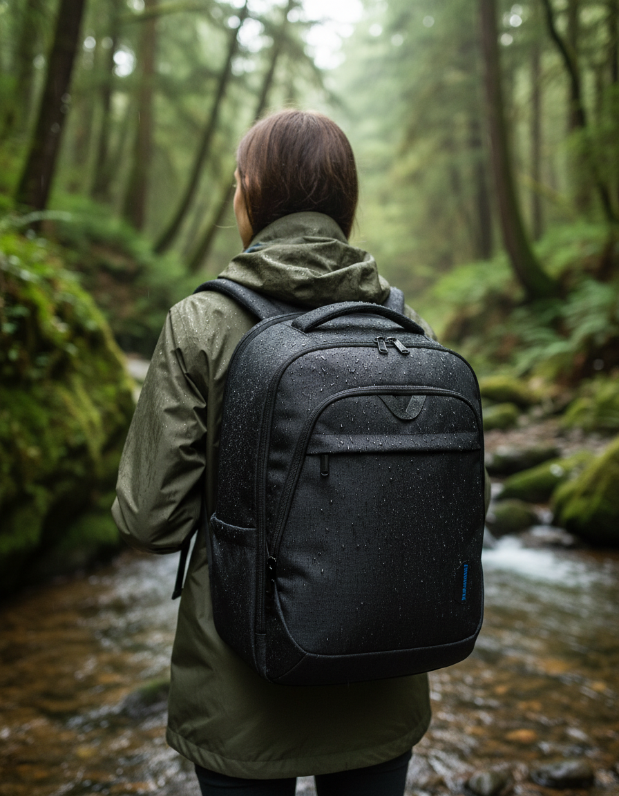 Waterdichte unisex laptoprugzak 'Comforter' voor school of werk, met anti-diefstal design en USB-poort.