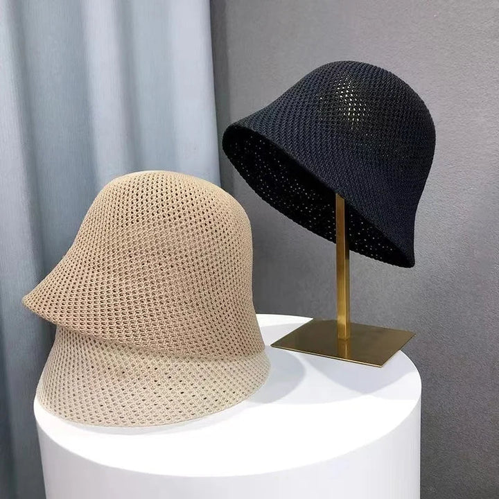 Praktische opvouwbare dames zonnehoed voor reizen, biedt optimale UV-bescherming en comfort.