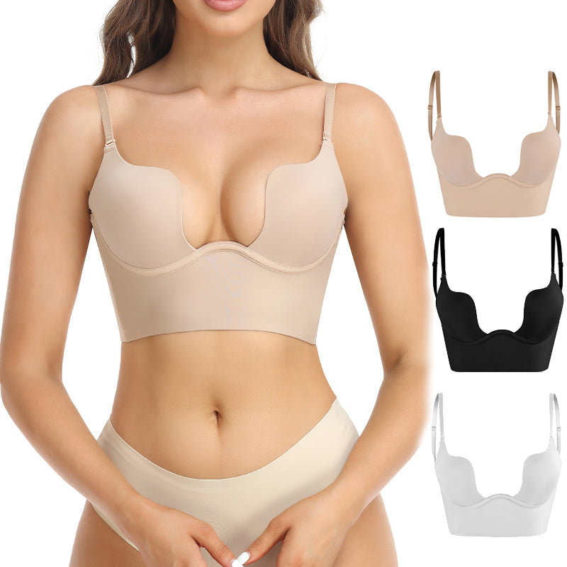 Dames push-up backless bh. Biedt onzichtbare ondersteuning en een mooie lift. Ideaal voor avondkleding.