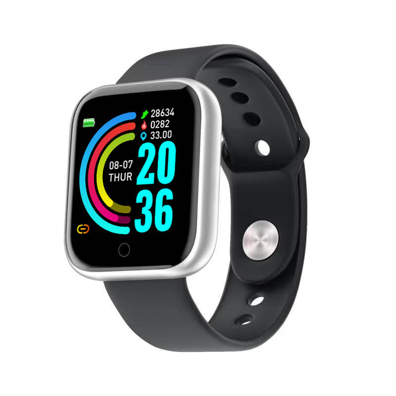 Witte PulseOne smartwatch, een slanke uniseks activitytracker en horloge met gezondheidsmonitor functies.
