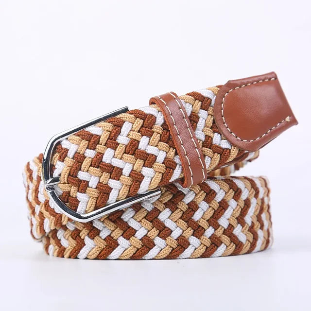 Grijze flexibele imitatieleer riem, unisex, met een klassieke afwerking.
