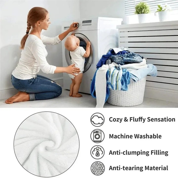 Premium zachte pluche deken, biedt behaaglijke warmte en een luxe gevoel voor uw interieur.