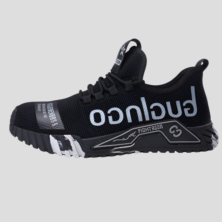 Antislip zool van comfortabele uniseks werkschoenen, voor stabiele grip en werkveiligheid op diverse ondergronden.