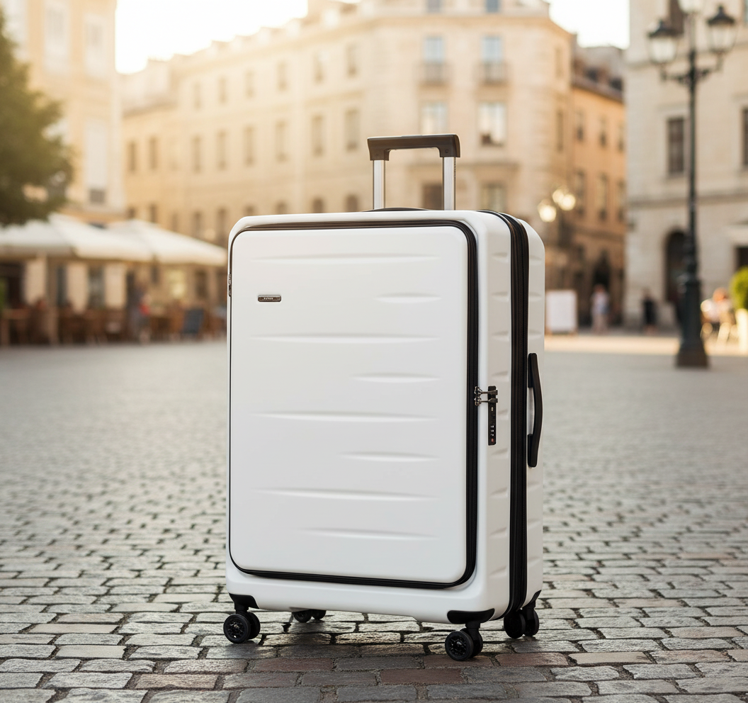Skycase reiskofferset: 3-delige zwarte koffers met TSA slot voor comfortabel en stijlvol reizen. Lichtgewicht & duurzaam.