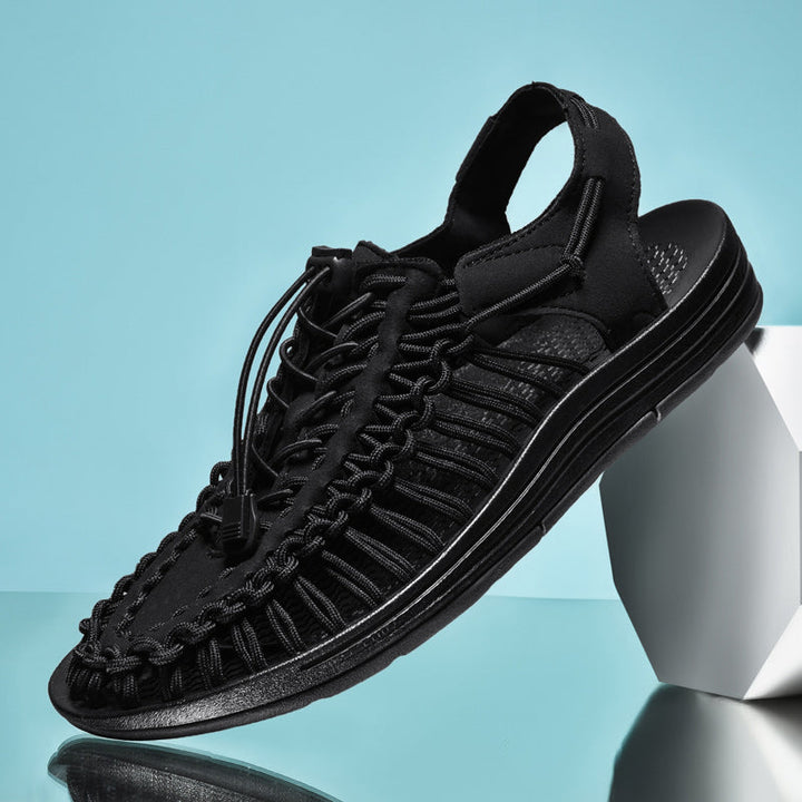 Lichtgewicht ademende heren sandalen, ideaal als zomerschoenen voor strand of stad.