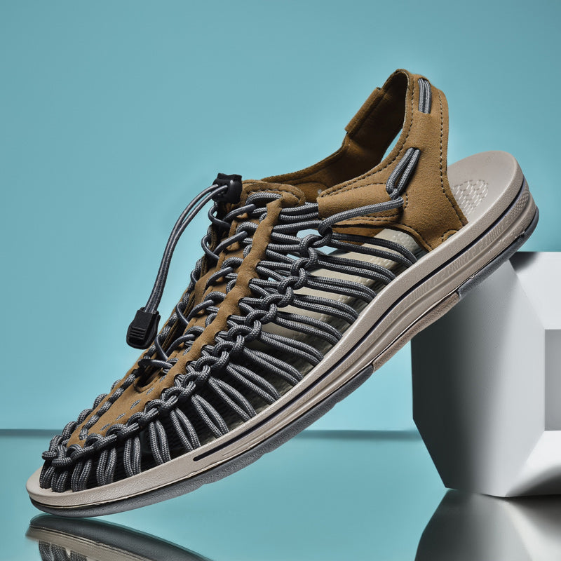 Praktische heren zomerschoenen, ademend en lichtgewicht, ideaal voor strand en wandelen.