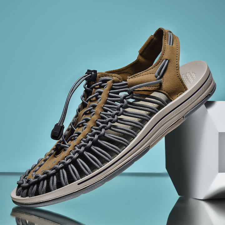 Praktische heren zomerschoenen, ademend en lichtgewicht, ideaal voor strand en wandelen.