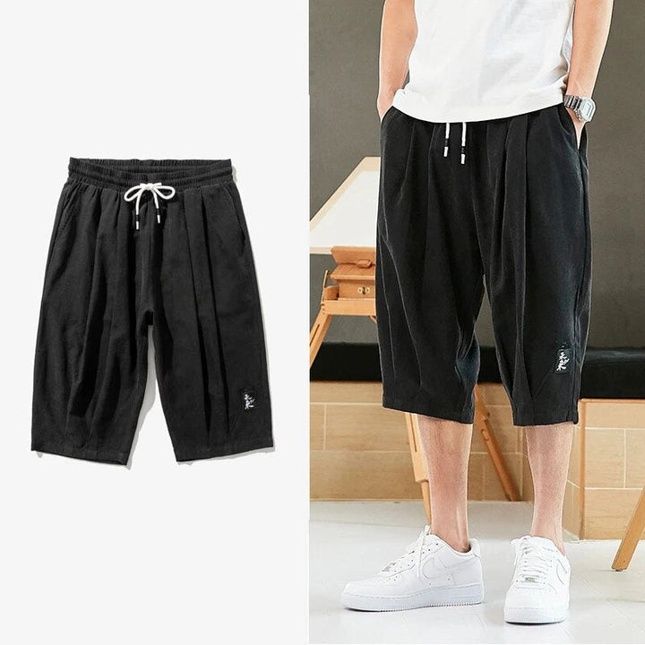 Comfortabele heren zomer short met losse pasvorm, ideaal voor casual dagen of ontspanning.
