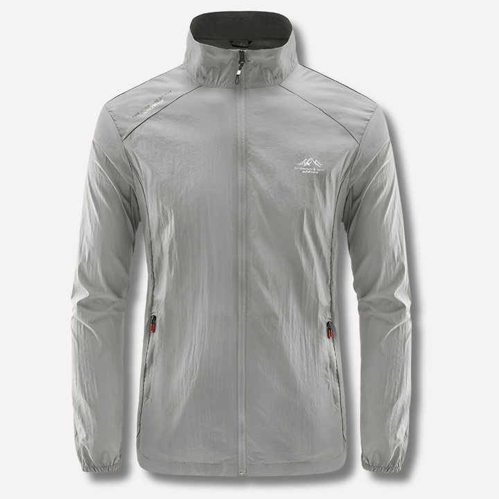 Lichtgewicht heren windjack, sportief en casual, perfect voor bescherming tegen wind tijdens buitensporten.