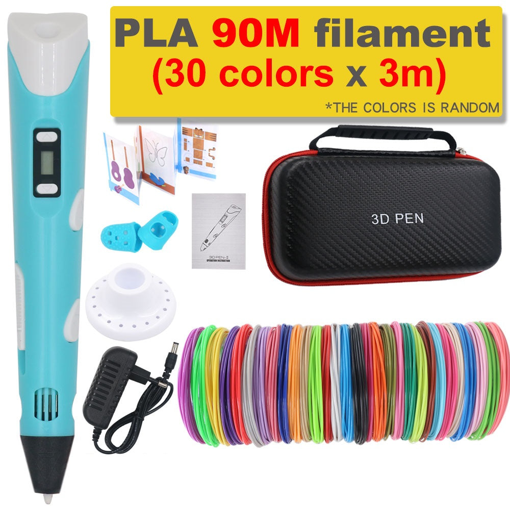 Creëer je eigen 3D kunstwerken met deze kindvriendelijke 3D printpen en diverse PLA filament kleuren.