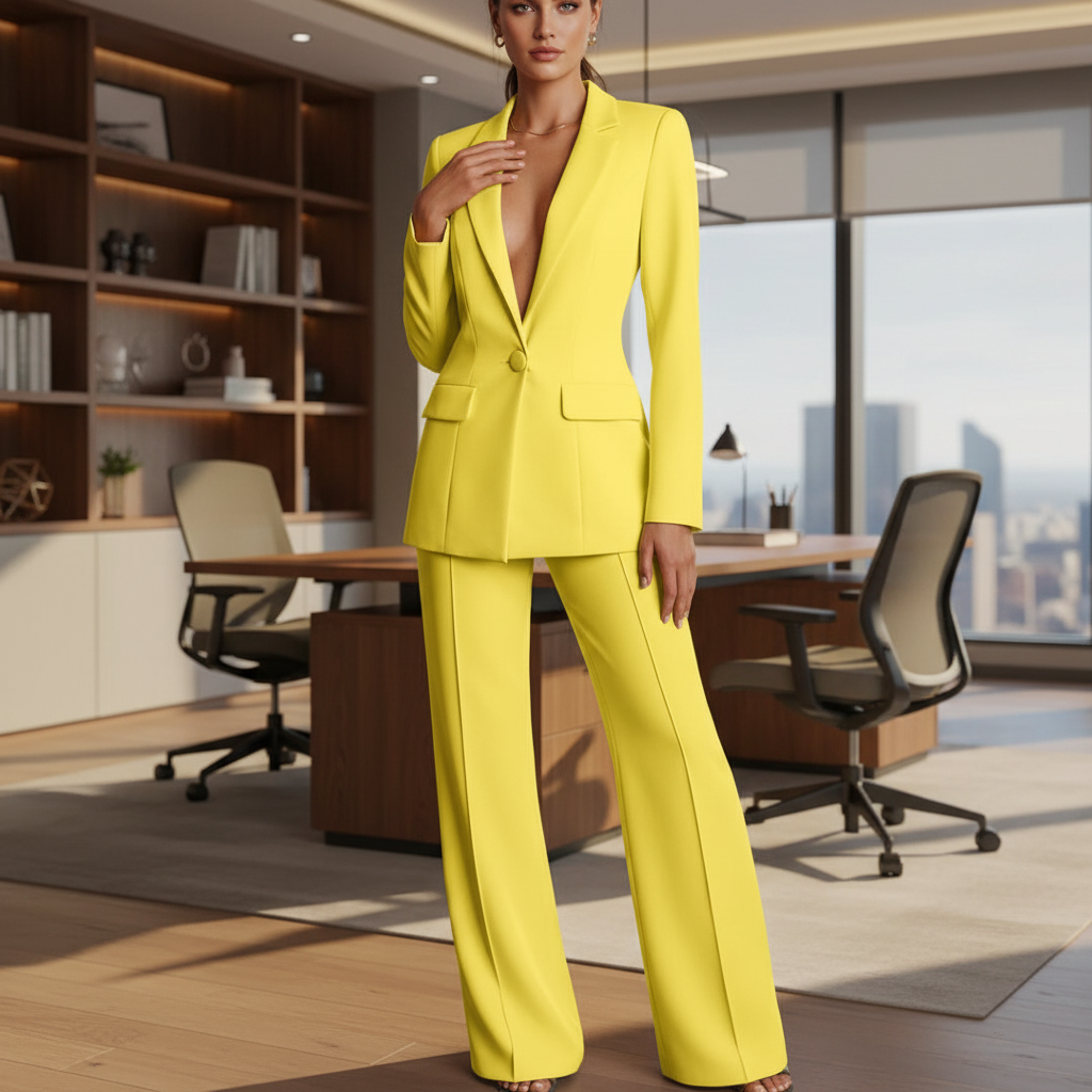 Elegante dames tweedelige blazer set 'Elena' voor een complete en stijlvolle look.