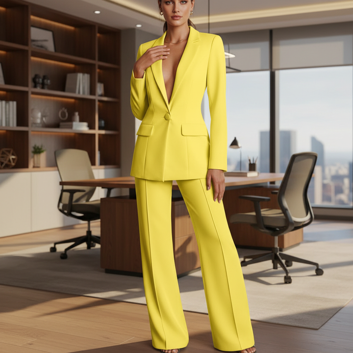 Elegante dames tweedelige blazer set 'Elena' voor een complete en stijlvolle look.