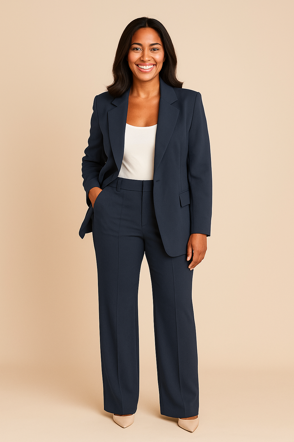Comfortabel en stijlvol Lauren dames broekpak; een tweedelige outfitset met pantalon & blazer voor elke gelegenheid.