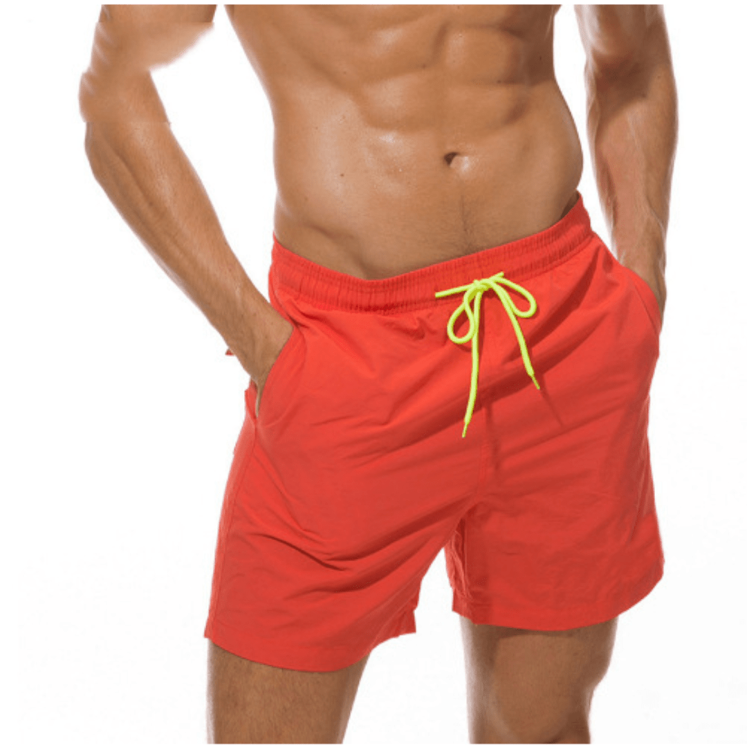 Stijlvolle heren zwembroek, sneldrogend materiaal, sportief design voor zomer en vrije tijd.