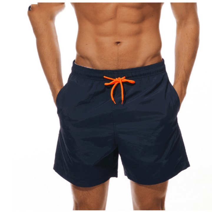 Comfortabele heren zwembroek, sneldrogend en sportief, perfect voor zomerse dagen op strand.