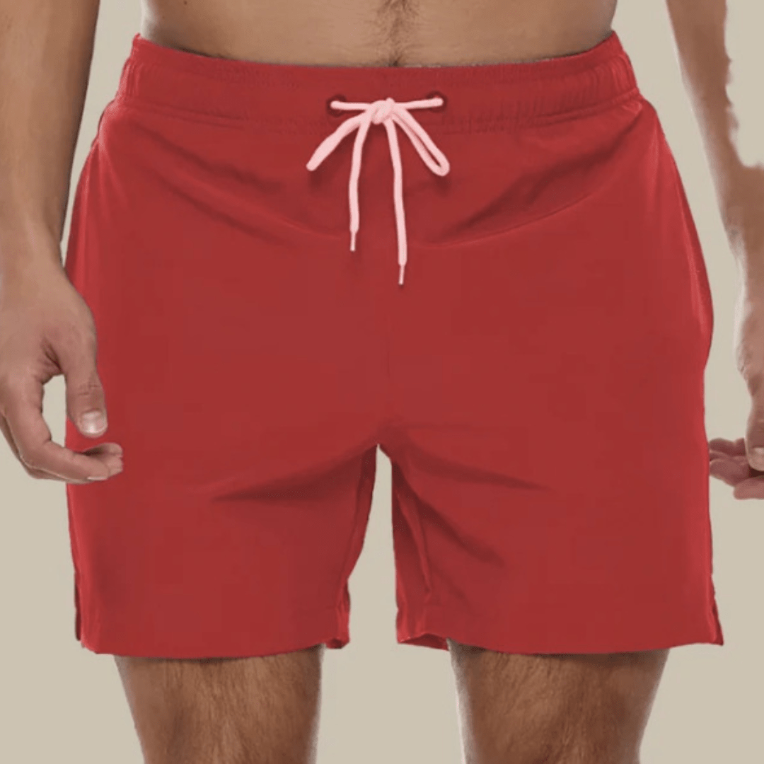 Vrije tijd heren zwembroek, sneldrogend en sportief. Ideaal voor relaxte zomerdagen op het strand.