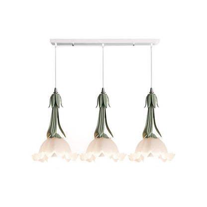 Elegante Hanglamp met Bloemendesign