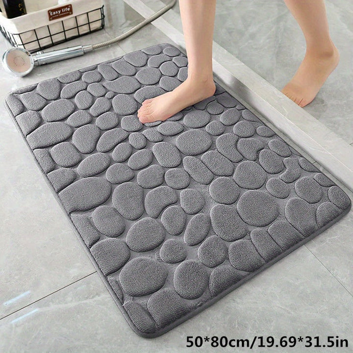 Moderne antislip badmat; voegt comfort en veiligheid toe aan uw badkamerinterieur.