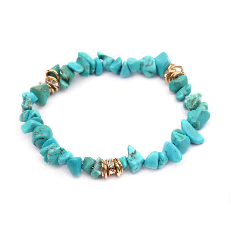 Elegantie om de pols: Celine dames edelsteen armband, van natuursteen gemaakt.