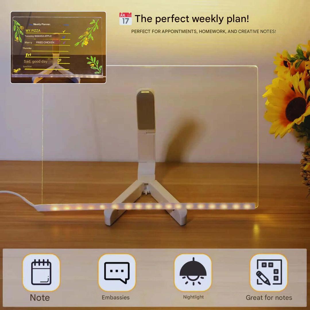 Interactief LED tekenbord, perfect voor samenspel. Lichtgevend speelgoed dat kinderen creatief en educatief bezig houdt.