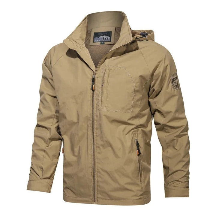 Lichtgewicht heren zomerjas in grijs, perfect voor dagelijks casual comfort en veelzijdig voor elk avontuur.