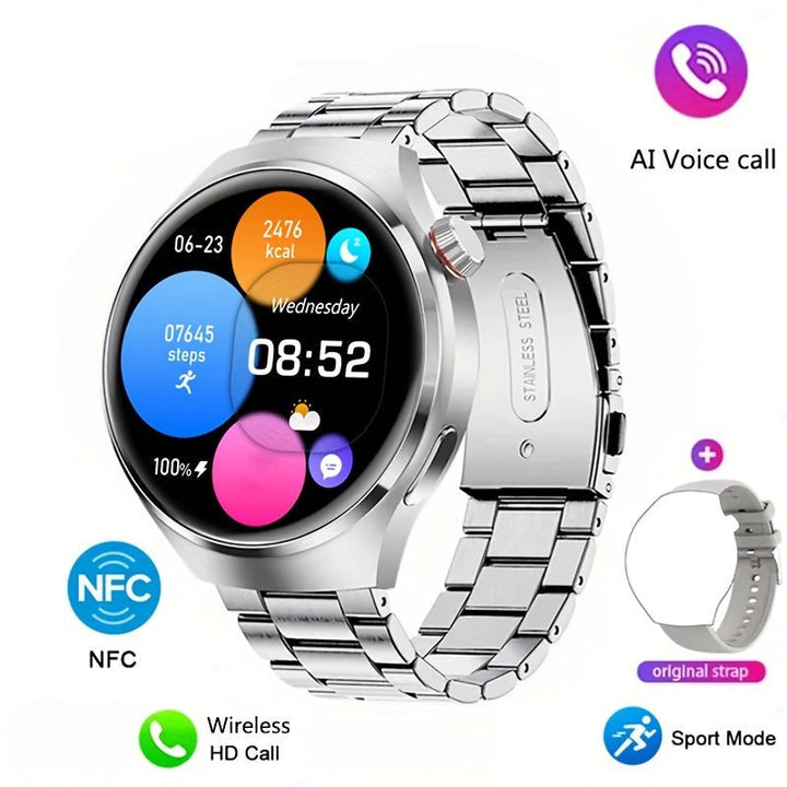 Actieve heren smartwatch Orion tijdens workout. GPS, hartslag en sportmodi. Perfecte activity tracker IP68.