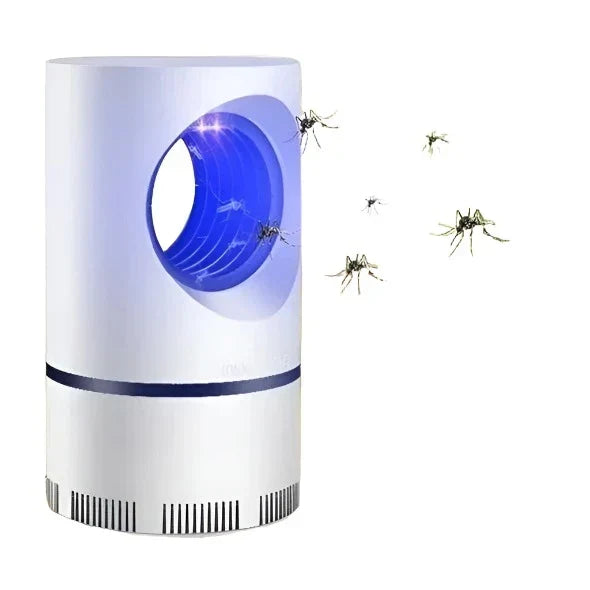 Elektrische insectenval met UV-lamp: stille muggenlamp voor binnen, effectief tegen vliegend ongedierte.