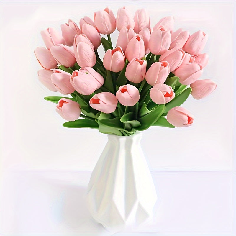 Kunst tulpen als prachtige feestdecoratie, creëer een vrolijke en kleurrijke sfeer.