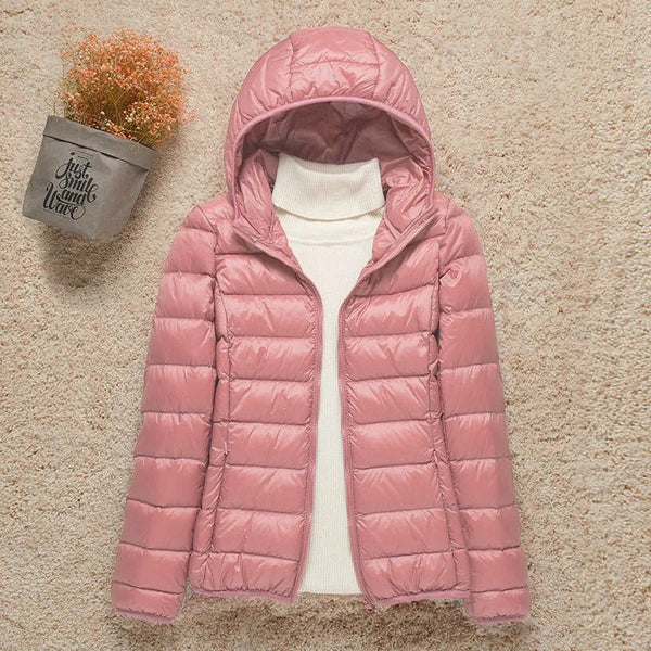 Waterdichte gewatteerde damesjas, warm en ademend, ideaal voor winterse outdoor activiteiten.