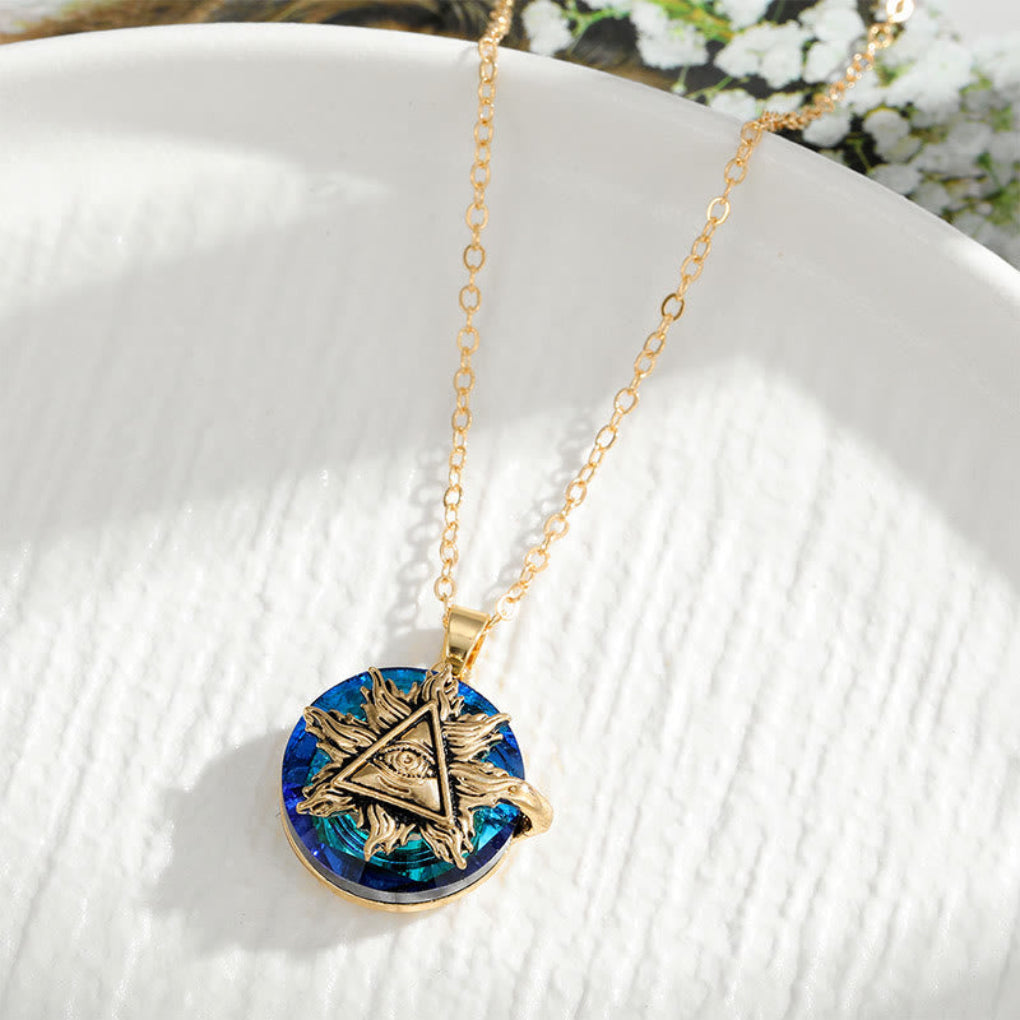 Boze oog ketting voor dames, een modieus statement, halsketting en beschermend symbool om te dragen.
