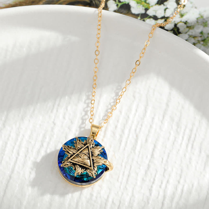 Boze oog ketting voor dames, een modieus statement, halsketting en beschermend symbool om te dragen.