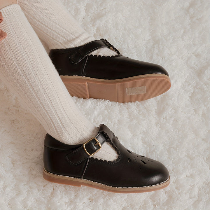 Comfortabele vintage platte meisjes schoenen met anti-slip zool, ideaal voor dagelijks comfort en casual kleding.