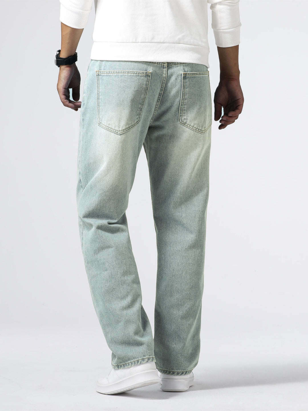 Comfortabele Milan herenjeans, regular fit, perfect voor een casual street style urban look.