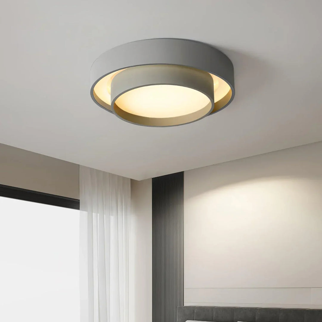 Ronde LED plafondlamp, stijlvol en energiezuinig, voor comfortabele verlichting.