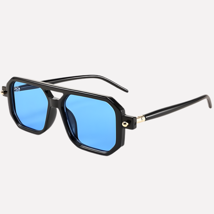 Klassieke vintage aviator zonnebril, unisex, met UV400 bescherming, ideaal voor zomerdagen en vakantiereizen.