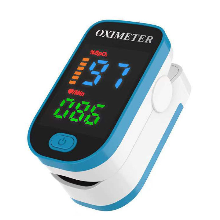 Pulsoximeter voor volwassenen en kinderen; meet SpO2 en hartslag nauwkeurig.